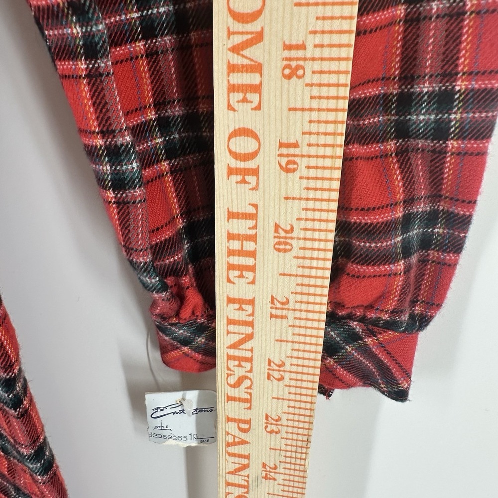 VTG 80s Don Sophisticates Dress Red Plaid School Girl Sz 10 BB39 Holiday NWT - Picture 7 of 13